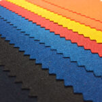Foam Laminated Applications Fabric (black, blue, red, yellow, orange)